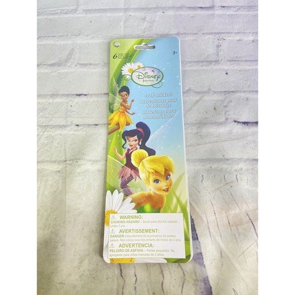 Disney Fairies Stickers 6 Unique Sheets Tinkerbell Silvermist Rosetta Iridessa - Picture 1 of 11